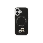 Karl Lagerfeld Funda Para Iphone 17 – Carcasa De Pu Con Magsafe Negra Con Pins K&c, Diseño Elegante Y Ajuste Preciso