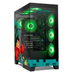 Caixa ATX Nox Hummer Glock ARGB Vidro Temperado USB-C Preta