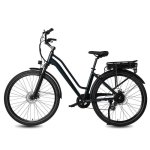 Bicicletta Elettrica Maxturn Urban7 250W 36V12.8Ah 27.5" Freni a Disco Meccanici Blu Scuro