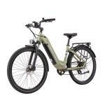 Bicicletta Elettrica Maxturn Marathon 250W 36V 27.5" Freni a Disco Idraulici Verde