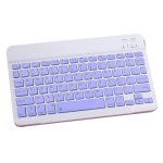 Teclado Royal Bailey Cs028 Bluetooth ultrafino inalámbrico morado con panel táctil