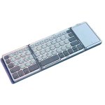 Teclado Royal Bailey B089t Bluetooth ultrafino ligero con batería recargable blanco