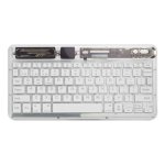 Clavier Royal Bailey XK030D Bluetooth Blanc QWERTY ultrafin léger