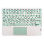 Teclado Royal Bailey 250c Bluetooth ultrafino ligero con batería recargable verde