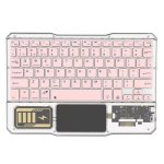 Tastatur Royal Bailey Kb-333 Bluetooth QWERTY Englisch Rosa für iOS Android Windows