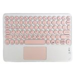 Teclado Royal Bailey 250c Bluetooth ultrafino ligero para iOS Android Windows 9,7-10,1" rosa