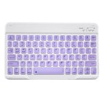 Teclado Royal Bailey X13 Bluetooth ultrafino ligero con batería recargable morado