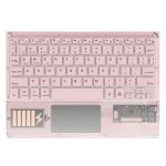 Teclado Royal Bailey Z33 Bluetooth ultrafino ligero con batería recargable rosa