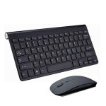 Mouse e Tastiera Dam Electronics 908 Wireless 2.4G 1000-1200DPI Metallico