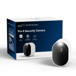 Câmera de vigilância Arlo Pro 6 2K Visão Noturna Interna e Externa Alarme Áudio Bidirecional