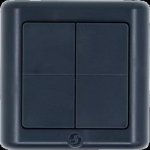 Interruptor de Pared Shelly BLU Wall Switch 4 ZB DK ZigBee y Bluetooth