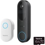 Videoportero WiFi Reolink BWS2KDB64GB 2K 180° App Control