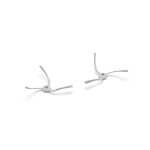 Côté Brosses pour Aspirateur Robot DJI Romo A/P/S, 2 unités, Gris