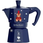 Cafetera Moka Express Bialetti Orsetto Azul 3 tazas 0.15 l