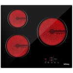 Placa Vitrocerámica IsEasy LT3-22 3 Zonas 5500 W Negro