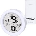 Sensor de Temperatura Greenblue GB162 Radio Alcance 60 m Fecha y Pantalla