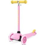 Patinete infantil Boldcube 3 ruedas 30 kg altura ajustable Rosa