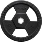 Disco Olimpico HMS TOH 25 kg Gomma Nera 51 mm Diametro 44 cm
