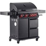 Barbacoa de Gas Landmann Cool Black 4.1 maxX 18.6 kW 76 cm x 41 cm Negra