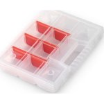 Organizador de herramientas transparente Prosperplast KNO20154T 11 compartimentos