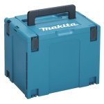 Caixa de ferramentas Makita Makpac Typ 4 rígida de viagem Preto/Azul