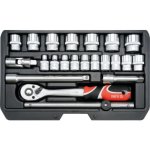 Satz mechanischer Werkzeuge Yato YT-38561 22 Werkzeuge Chrom-Vanadium-Stahl