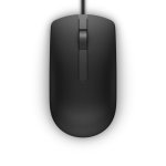 Ratón Dell MS116 USB 1000 DPI Preto Ambidestro Básico