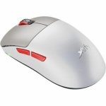Ratón CHERRY XTRFY M8 Wireless 26000 DPI Beige Rouge Rechargeable