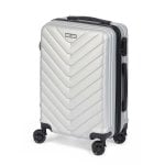 Maleta Trolley Cabina ABS Design Escamas Leve Resistente 4 Rodas