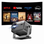Projecteur OSCAL PV1000 Max FullHD 1080p 800 Lumen 4,45" LED LCD Smart TV