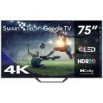 TV Smart Tech QLED 75QG06K 75" 4K UltraHD 60Hz Smart TV Google TV HDR10