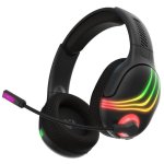 Auriculares PDP Afterglow Wave inalámbricos Bluetooth Cancelación de Ruido Micrófono Negro