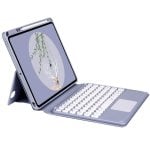 Funda com Teclado Bluetooth para iPad 9.7 Royal Bailey Sy006c-2 Roxa