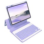 Funda con Teclado Bluetooth para iPad 9.7 Royal Bailey Sx006-1 Morada