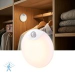 Ksix  Luz Led Sense Dot, Sensor De Movimiento, 40lm, 4000k, Batería De Litio 600mah, Recargable Usb-c, Sensor De Movimiento, 40lm, 4000k, Batería De Litio 600mah, Recargable Usb-c
