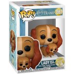 Figurine Funko Pop Disney Lady und der Vagabund Lady mit Welpe