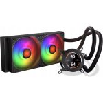 Refrigeração Líquida Krux HydroGlance 240 LCD 240mm 2 Ventoinhas ARGB LCD