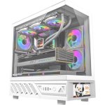 Boîtier PC Darkflash DS950V Midi Tower Display 6" Blanc