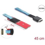 Adaptador Delock M.2 Key M para OCuLink SFF-8611 45 cm