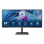 Écran PC Philips E Line 346E2LAE 34" UltraWide Quad HD 100Hz VA USB-C Hauteur Ajustable