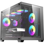 Boîtier PC Darkflash B275 PRO Noir RGB Tour ATX 6 Ventilateurs