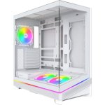 Caixa PC Montech SKY 3 White Midi Tower ATX ARGB com janela lateral