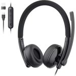 Auriculares EMeet GeniusCall HS50 con cable USB-C, Cancelación de Ruido y Micrófono para Oficina