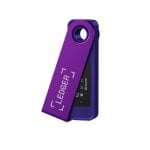 Monedero offline Ledger Nano S Plus criptomonedas USB púrpura