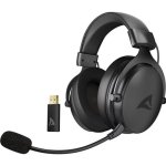 Auriculares Sharkoon Skiller SGH40W inalámbricos y con cable, USB-A y jack 3,5 mm, negros