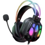 Cuffie Onikuma X89 cablate USB-A gaming PC, microfono e RGB nero