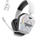 Casque Onikuma GT883 sans fil Bluetooth, câble, Over Ear gaming blanc