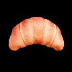 Tapete de rato ergonómico Mustard Croissant multicolor