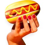 Ratón Mustard Hot Dog inalámbrico 2.40 GHz multicolor con scroll