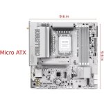 Placa Base AsRock B860M Challenger WiFi White Intel B860 LGA 1851 DDR5 Micro ATX Wi-Fi 7